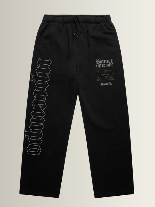 Bounce Uptempo - Straight Leg Joggers Black