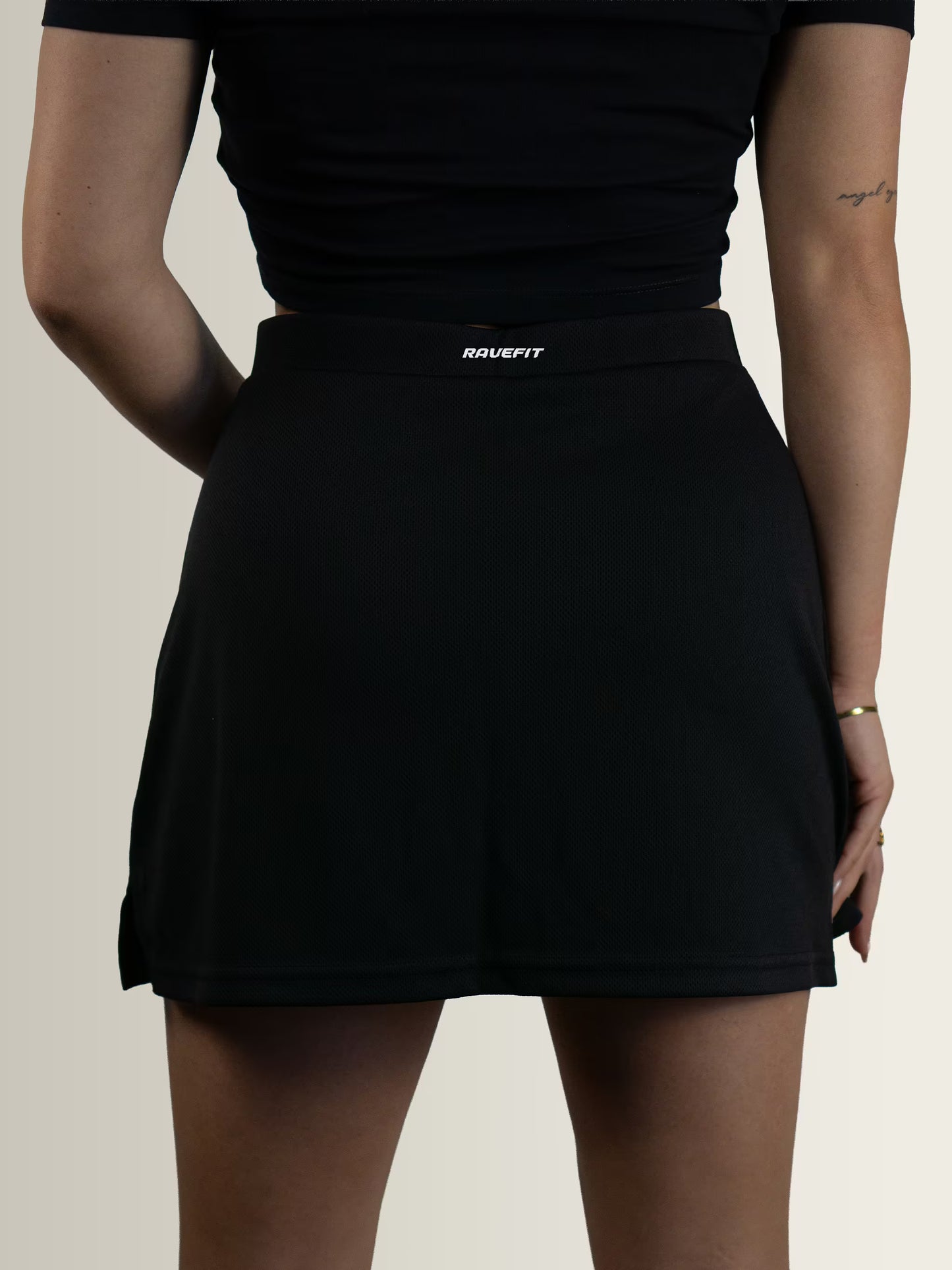 RaveFit® - Skort Black