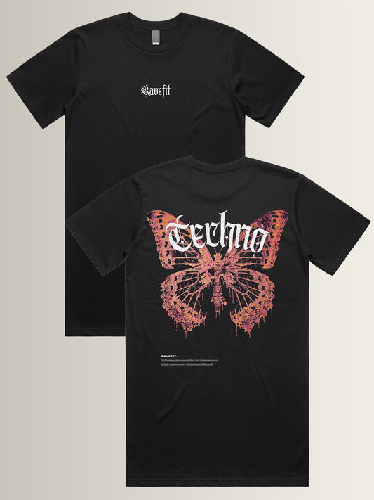 TECHNOMORPHO - T-Shirt Dress Black