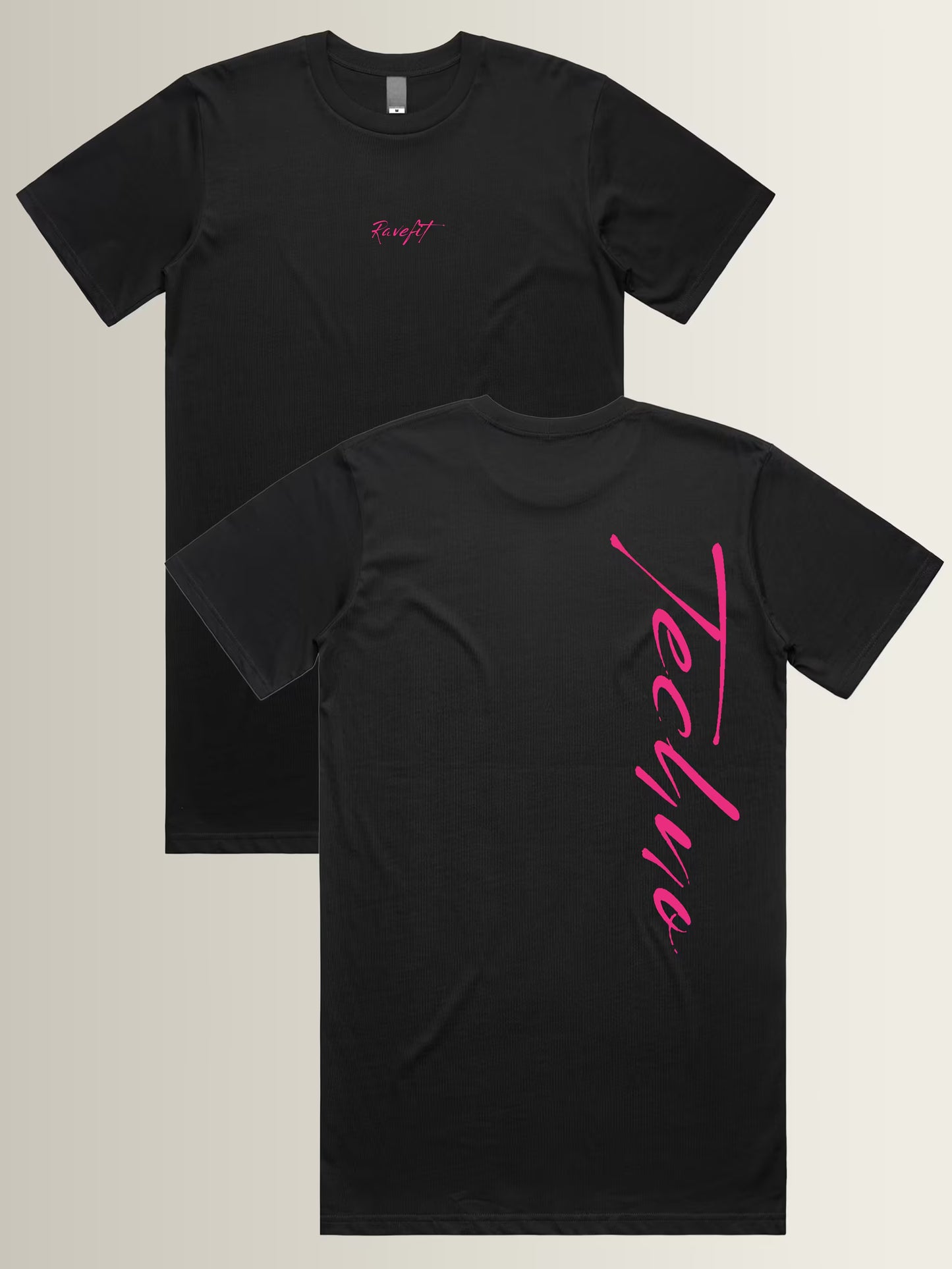 RAVEFIEND - Custom T-Shirt Dress Black