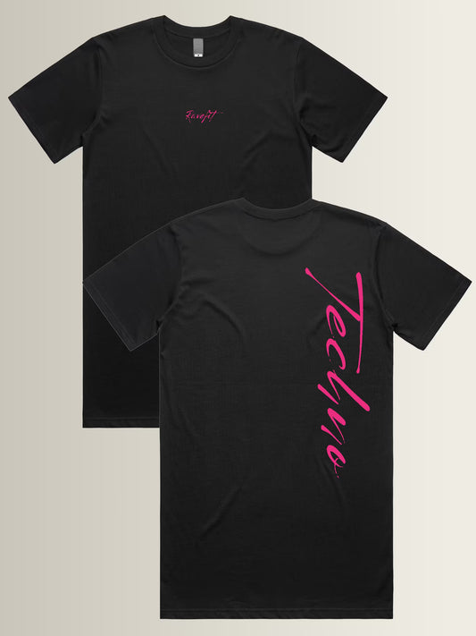 RAVEFIEND - Custom T-Shirt Dress Black