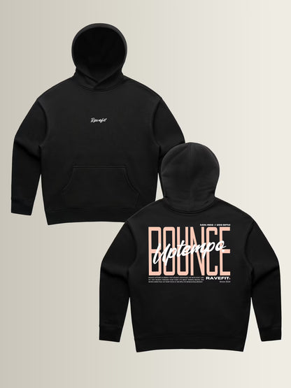 BOUNCE - Graphic Hoodie Black - Women