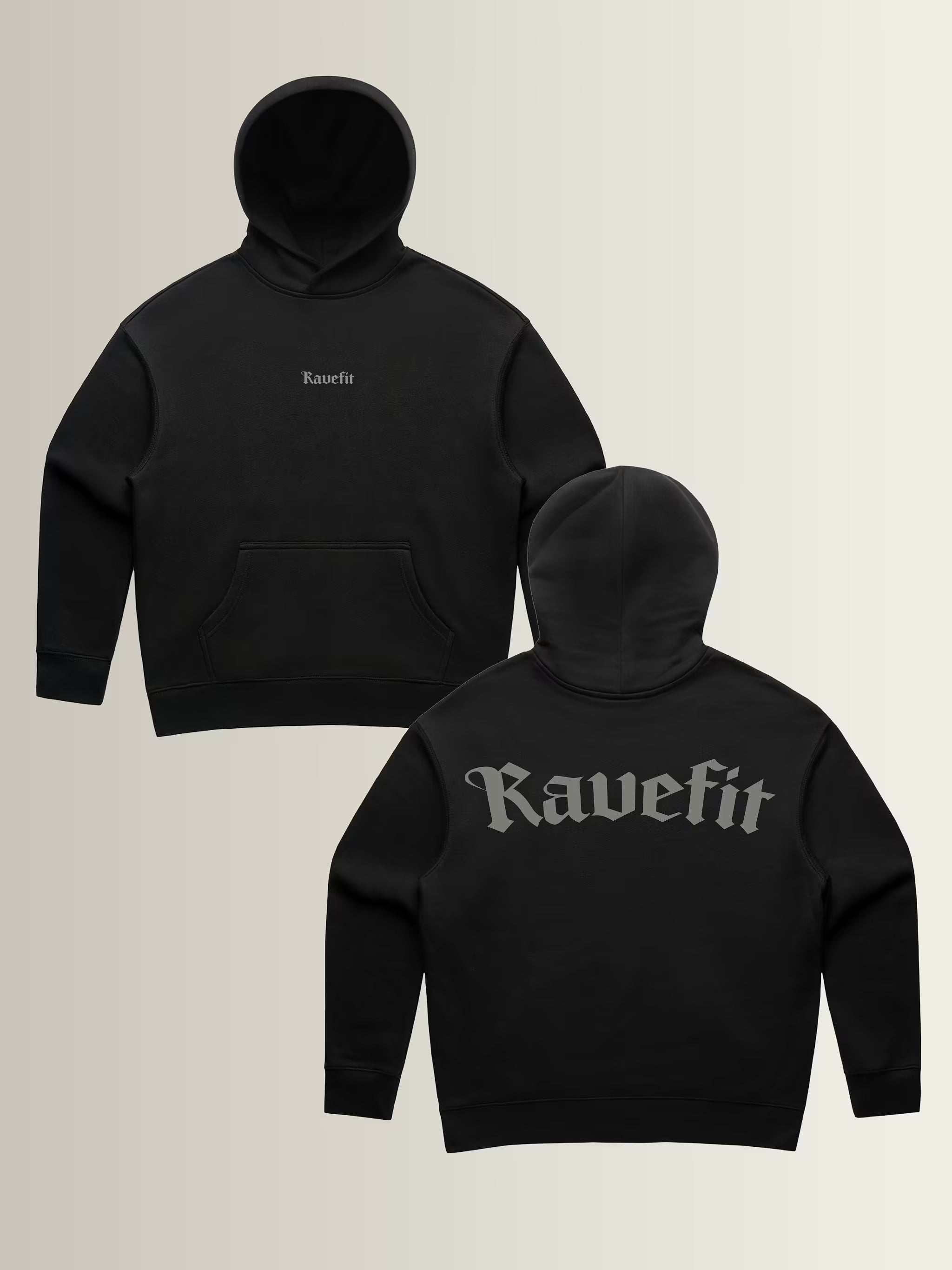 RaveFit® - Hoodie Black - Women