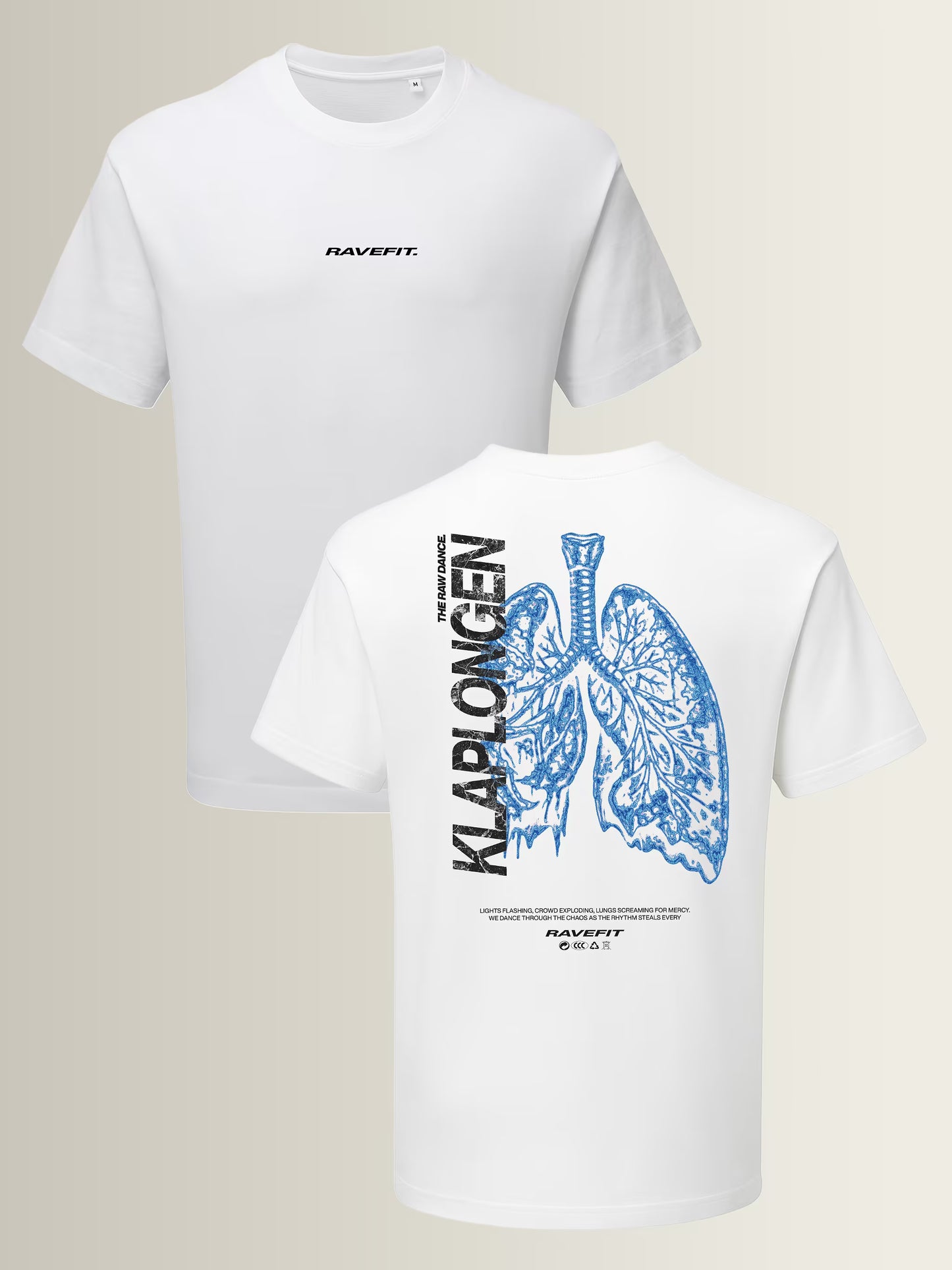 KLAPLONGEN - Relaxed T-Shirt White - Men