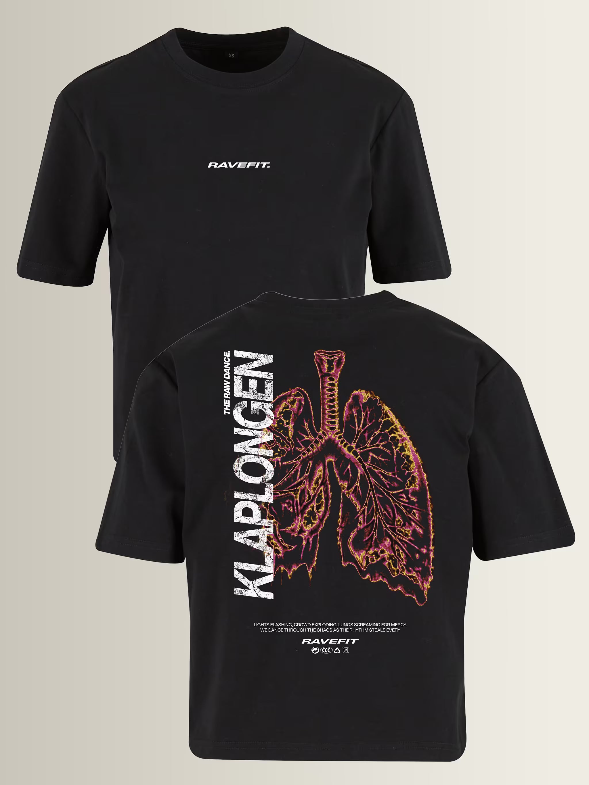 KLAPLONGEN - Box T-Shirt Black - Women