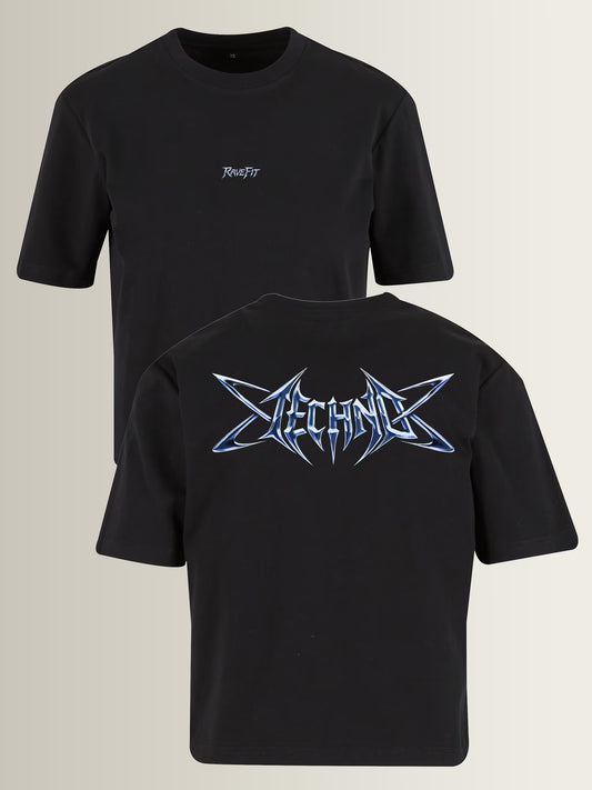 Techno Chrome - Box T-Shirt Black - Women