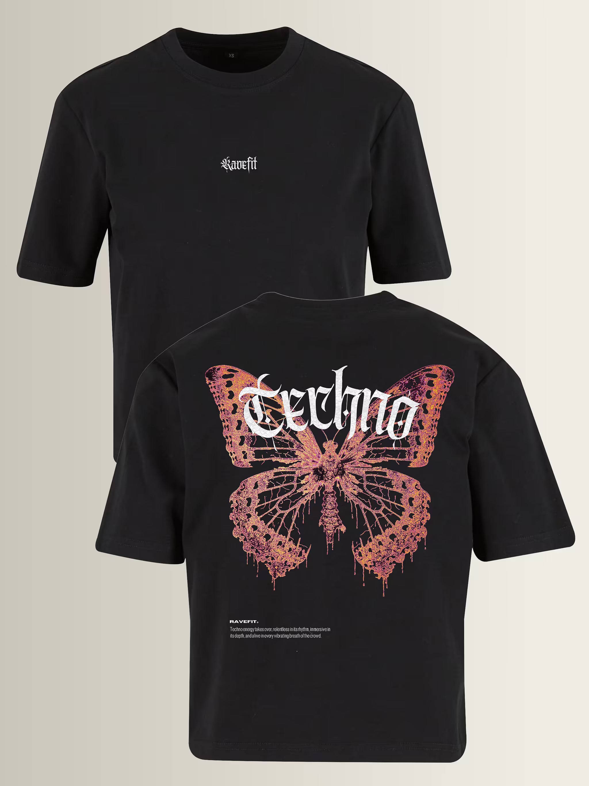 TECHNOMORPHO - Box T-Shirt Black - Women