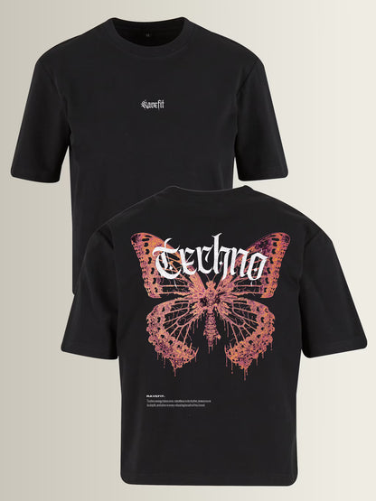 TECHNOMORPHO - Box T-Shirt Black - Women