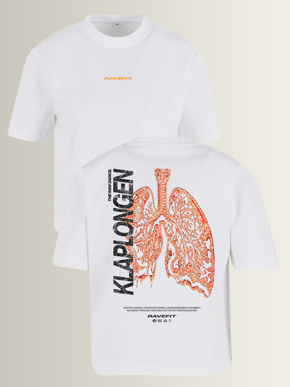 KLAPLONGEN - Graphic Box T-Shirt White - Women