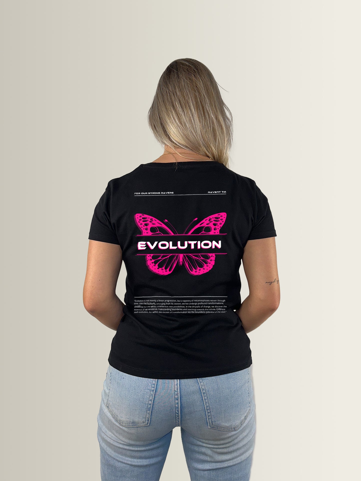 Evolution Neon Pink – Regular T-Shirt Dames