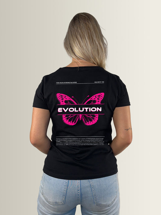 Evolution Neon Pink – Regular T-Shirt Women