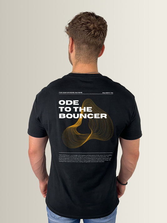 Ode To The Bouncer Saffron Yellow – Oversized T-Shirt Heren