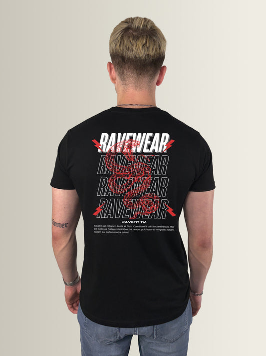 Ravewear Ruby Red – Regular T-Shirt Heren