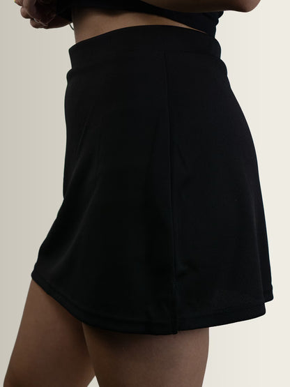 RaveFit® - Skort Black