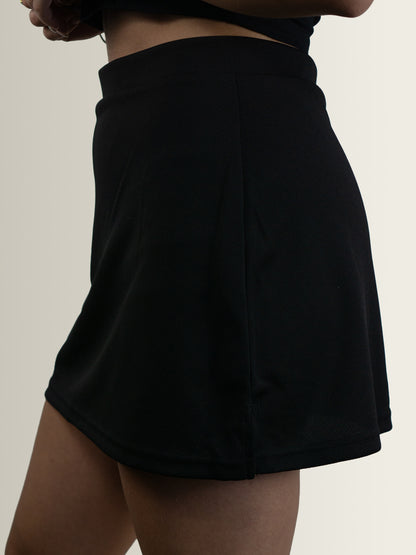 RaveFit® - Skort Black