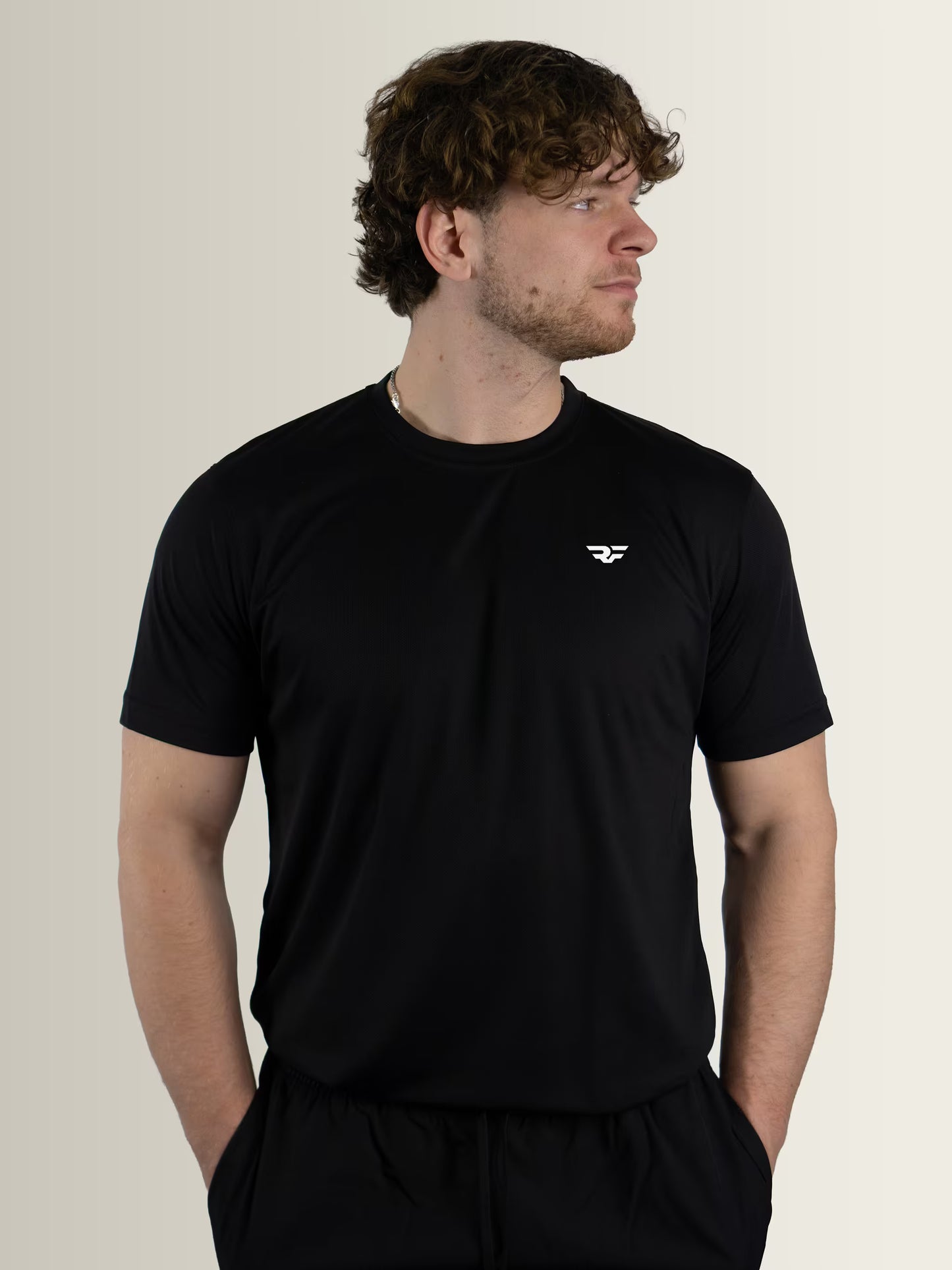 RaveFit® - Sports T-Shirt Black - Men