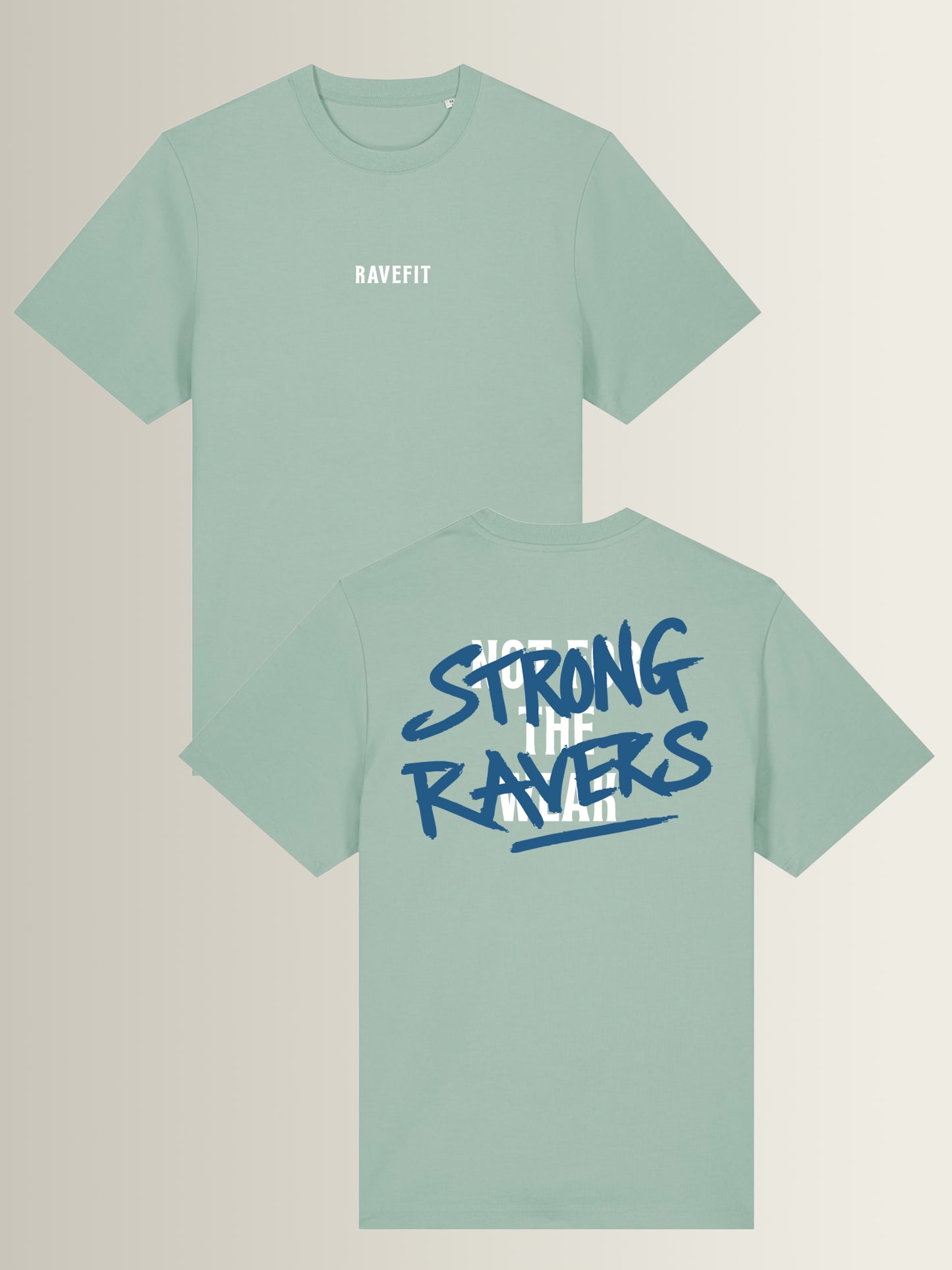 STRONG RAVERS - Relaxed T-Shirt Men Aloe