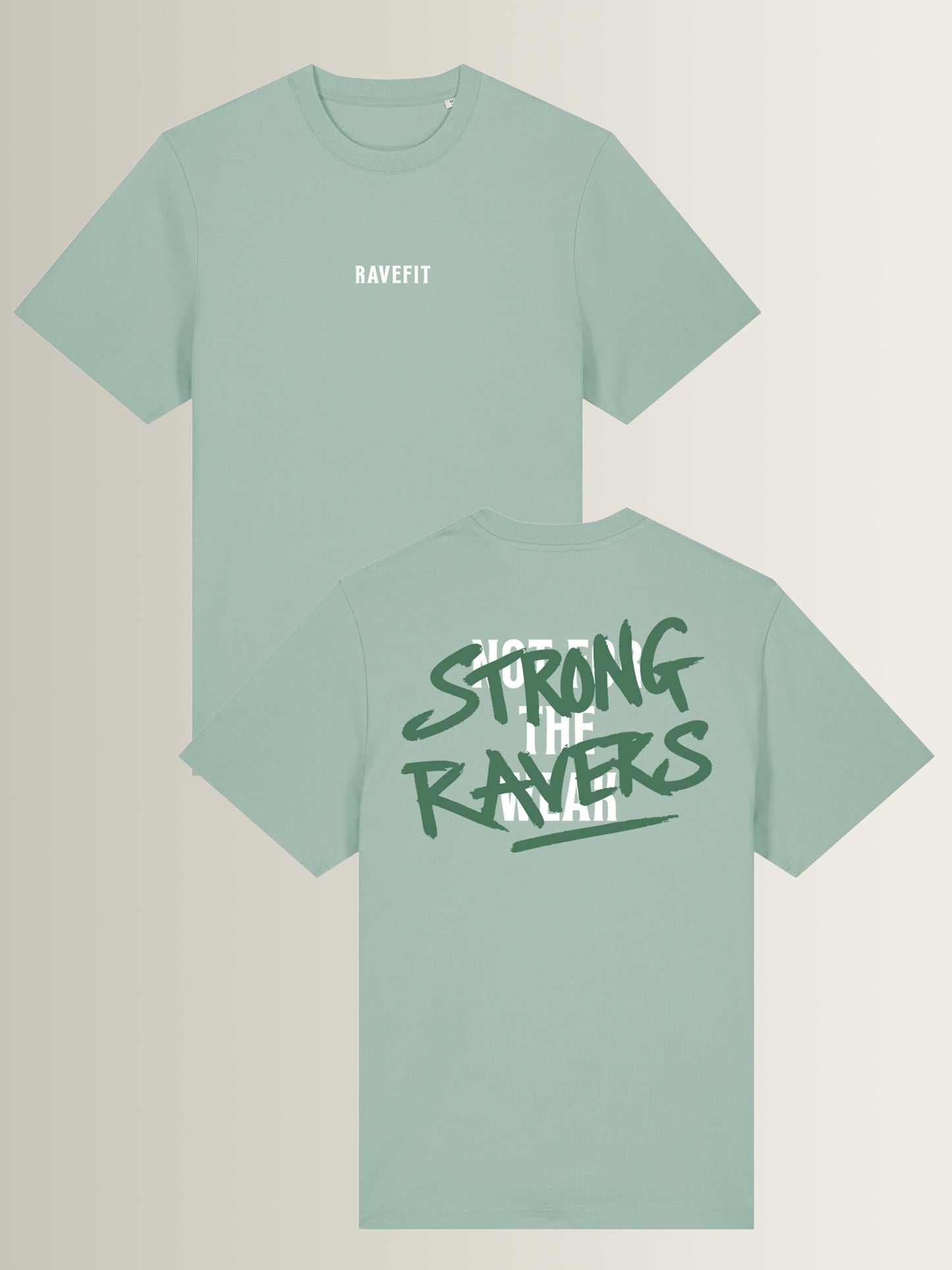 STRONG RAVERS - Relaxed T-Shirt Men Aloe