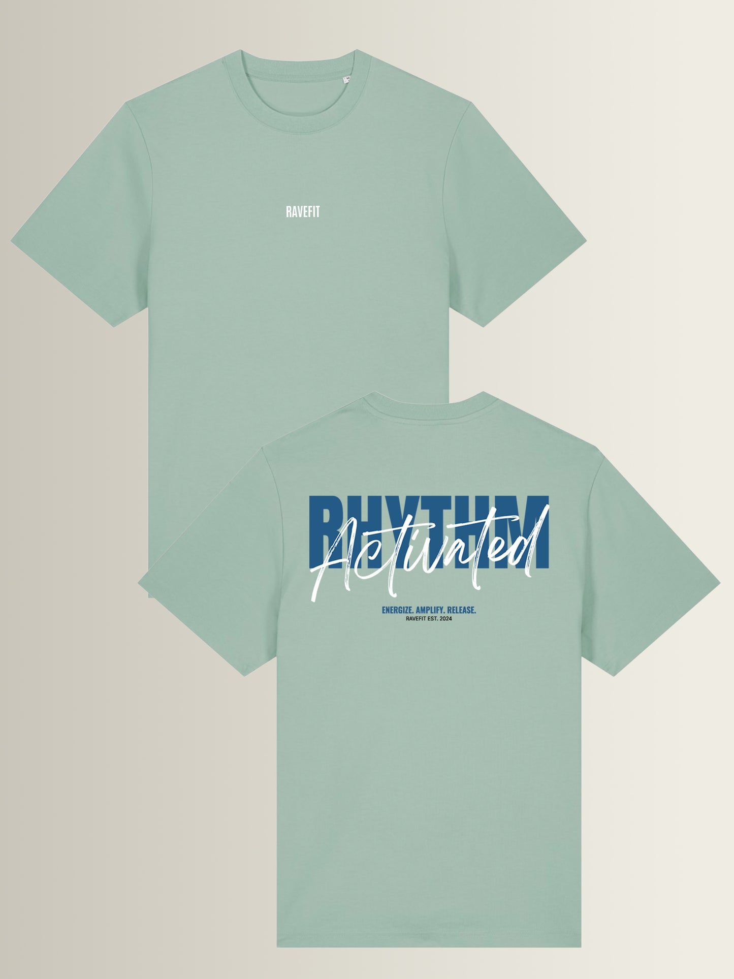 RHYTHM ACTIVATED - Relaxed T-Shirt Men Aloe