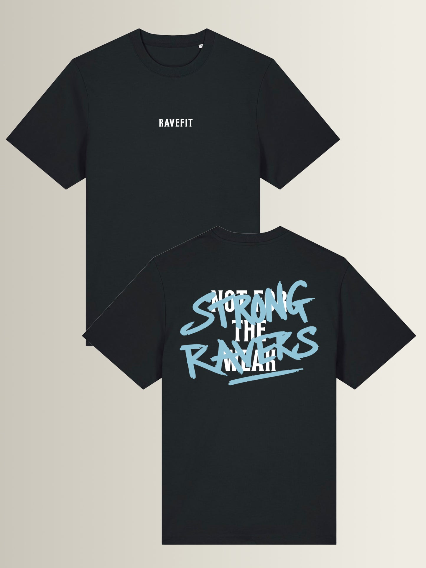 STRONG RAVERS - Relaxed T-Shirt Men Black