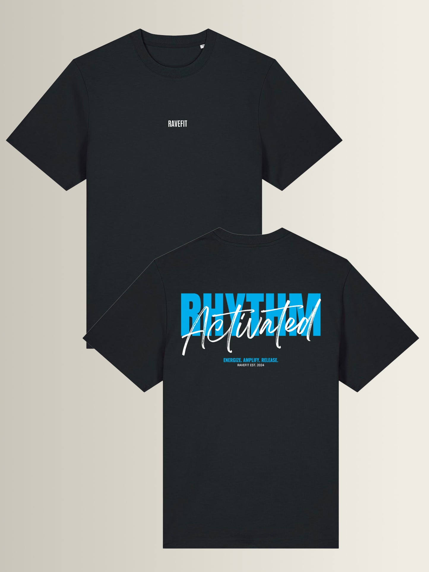 RHYTHM ACTIVATED - Relaxed T-Shirt Men Black
