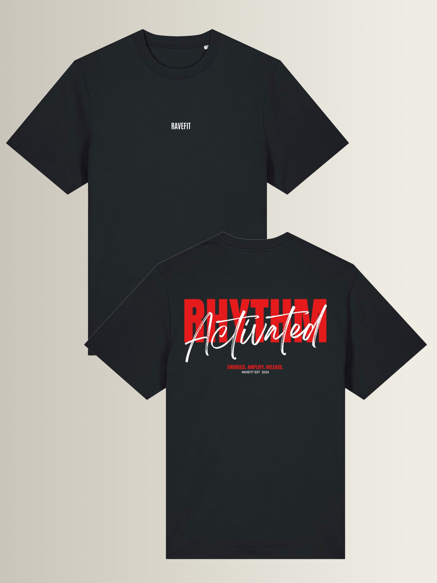 RHYTHM ACTIVATED - Relaxed T-Shirt Men Black