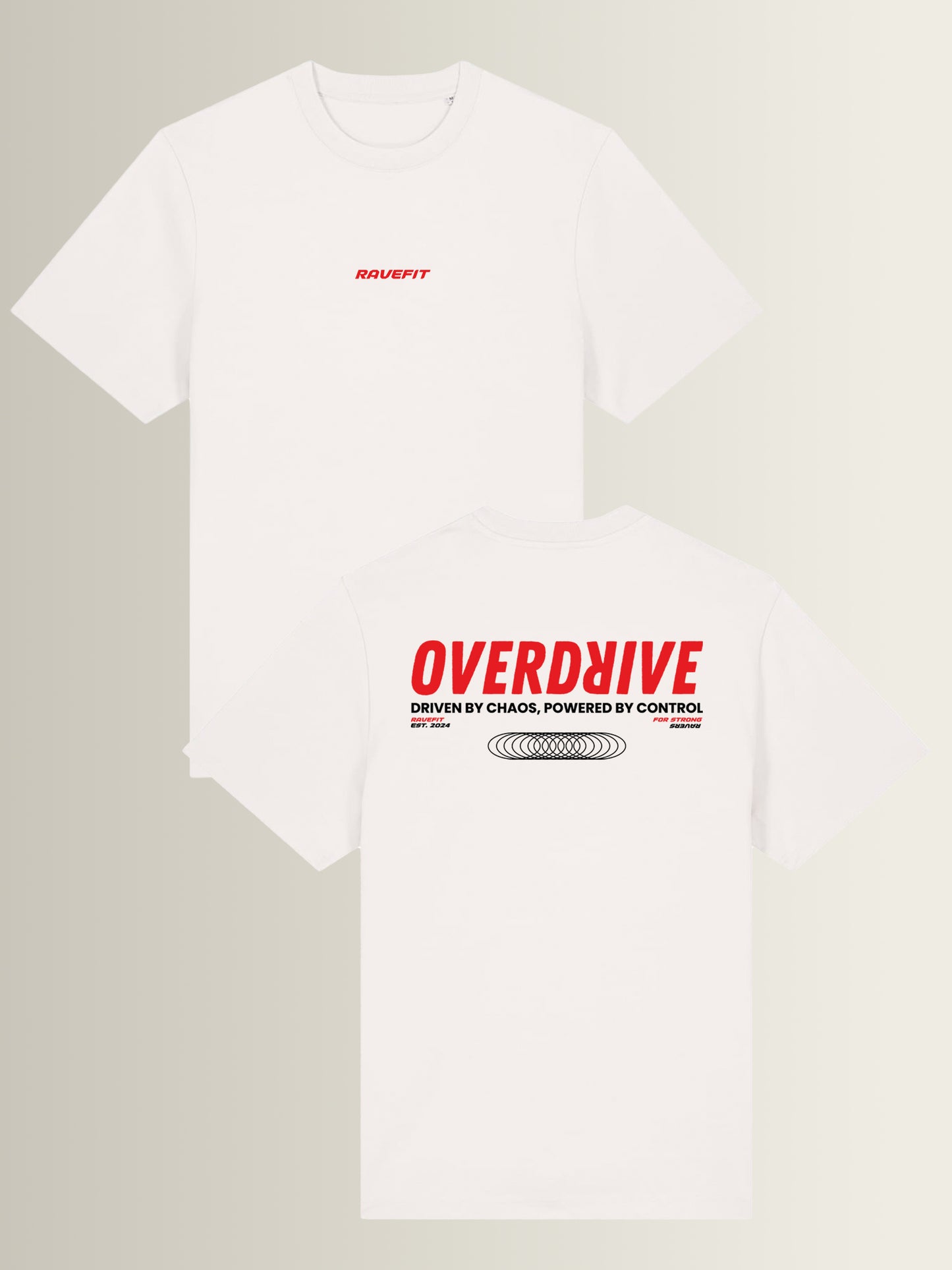 OVERDRIVE - Relaxed T-Shirt Men Off White