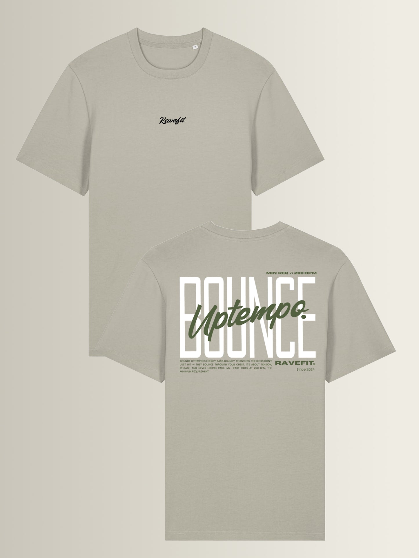 BOUNCE Uptempo - Relaxed T-Shirt Men Stone