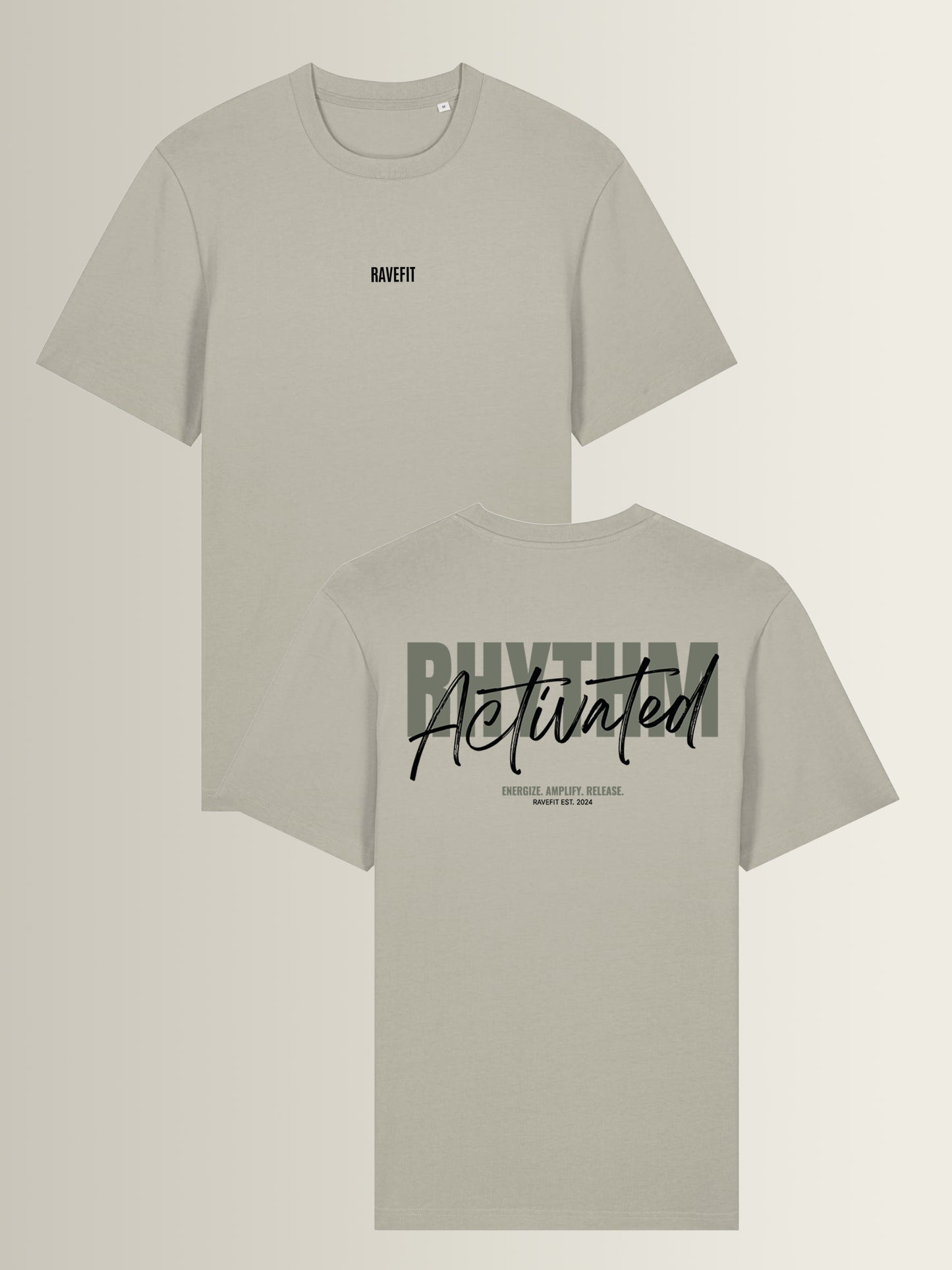 RHYTHM ACTIVATED - Relaxed T-Shirt Men Stone