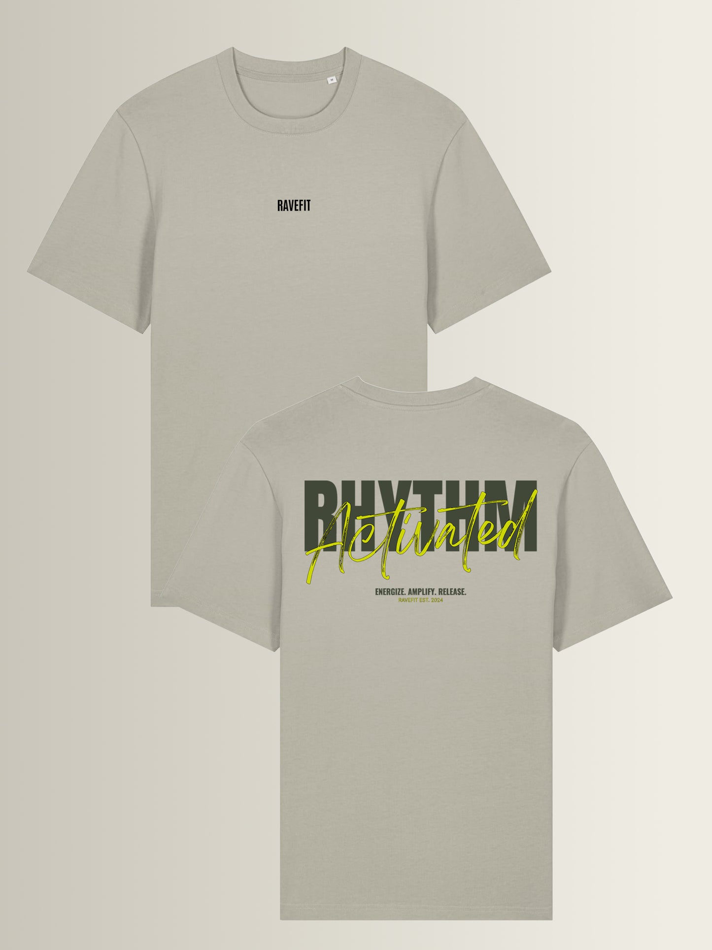 RHYTHM ACTIVATED - Relaxed T-Shirt Men Stone