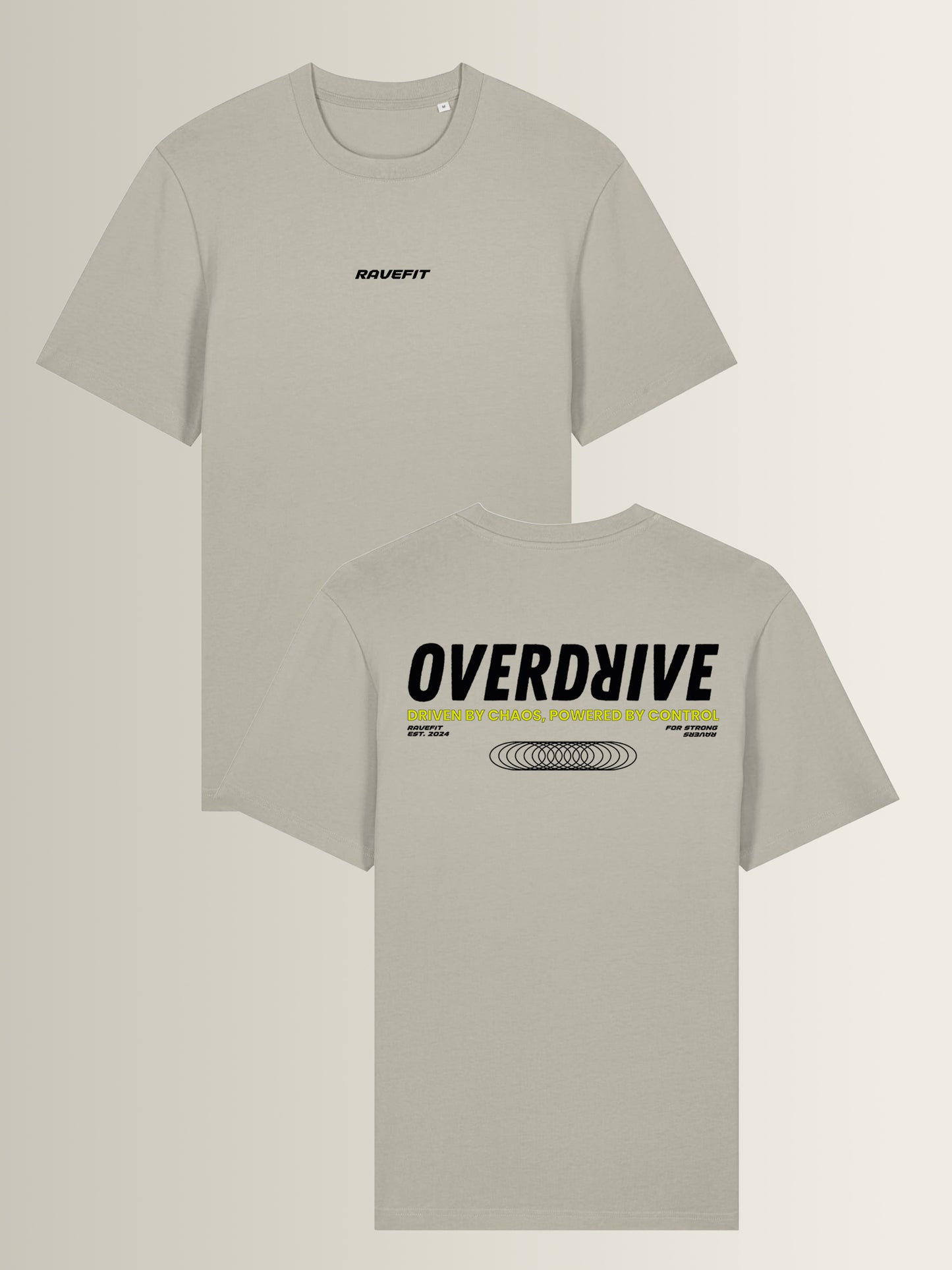 OVERDRIVE - Relaxed T-Shirt Men Stone