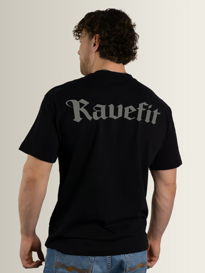 RaveFit® - Relaxed T-Shirt Black - Men
