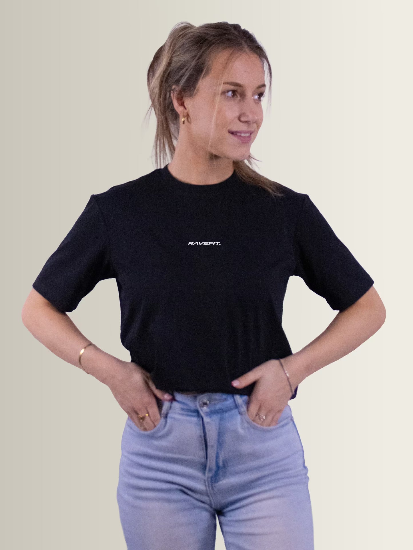KLAPLONGEN - Box T-Shirt Black - Women