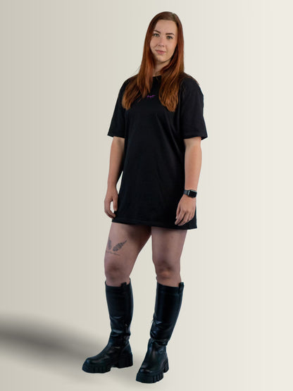 RAVEFIEND - Custom T-Shirt Dress Black