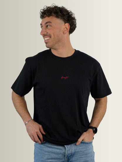 RAVEFIEND - Custom Relaxed T-Shirt Black - Men