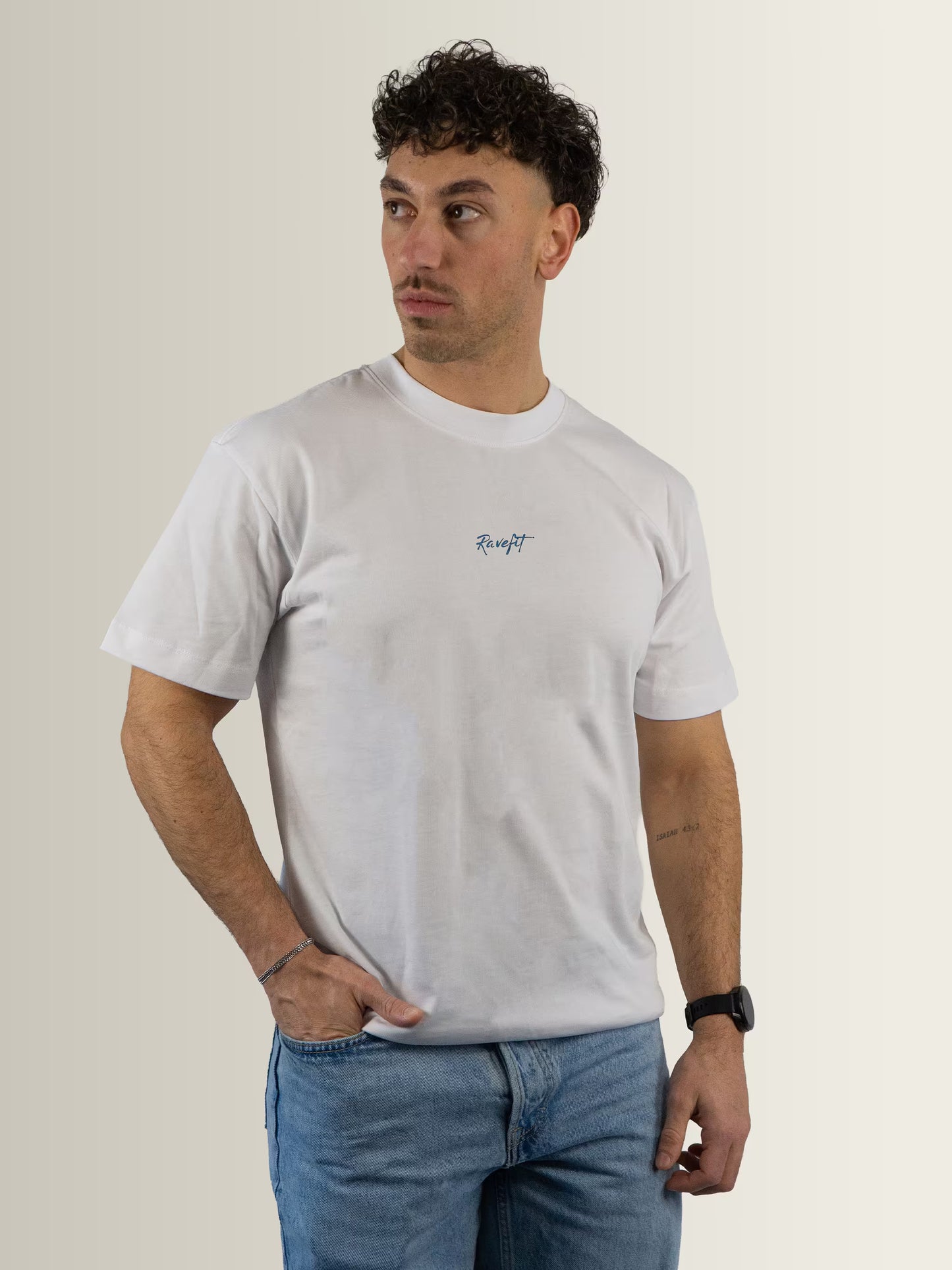 RAVEFIEND - Custom Relaxed T-Shirt White - Men
