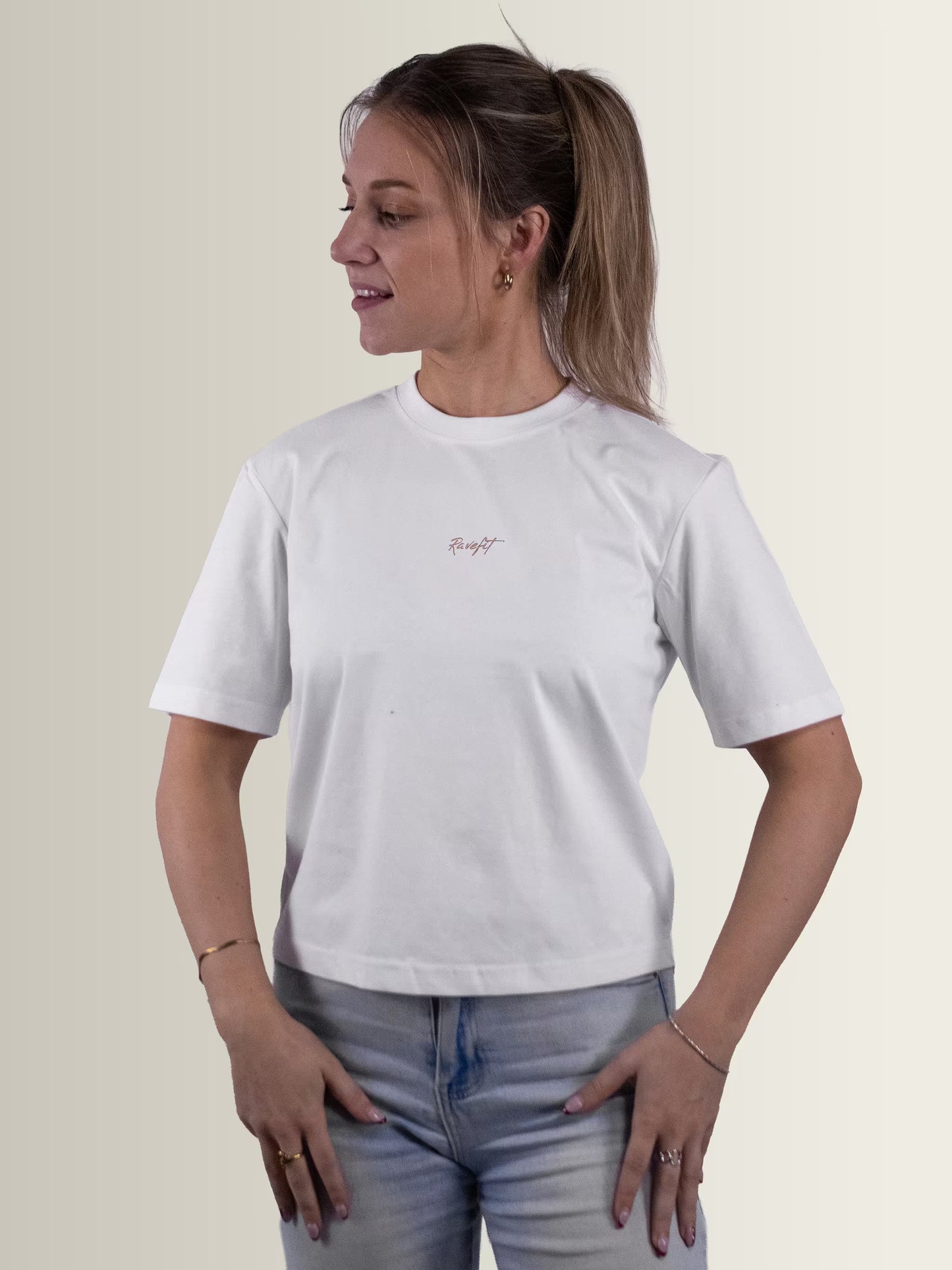 RAVEFIEND - Custom Box T-Shirt White - Women