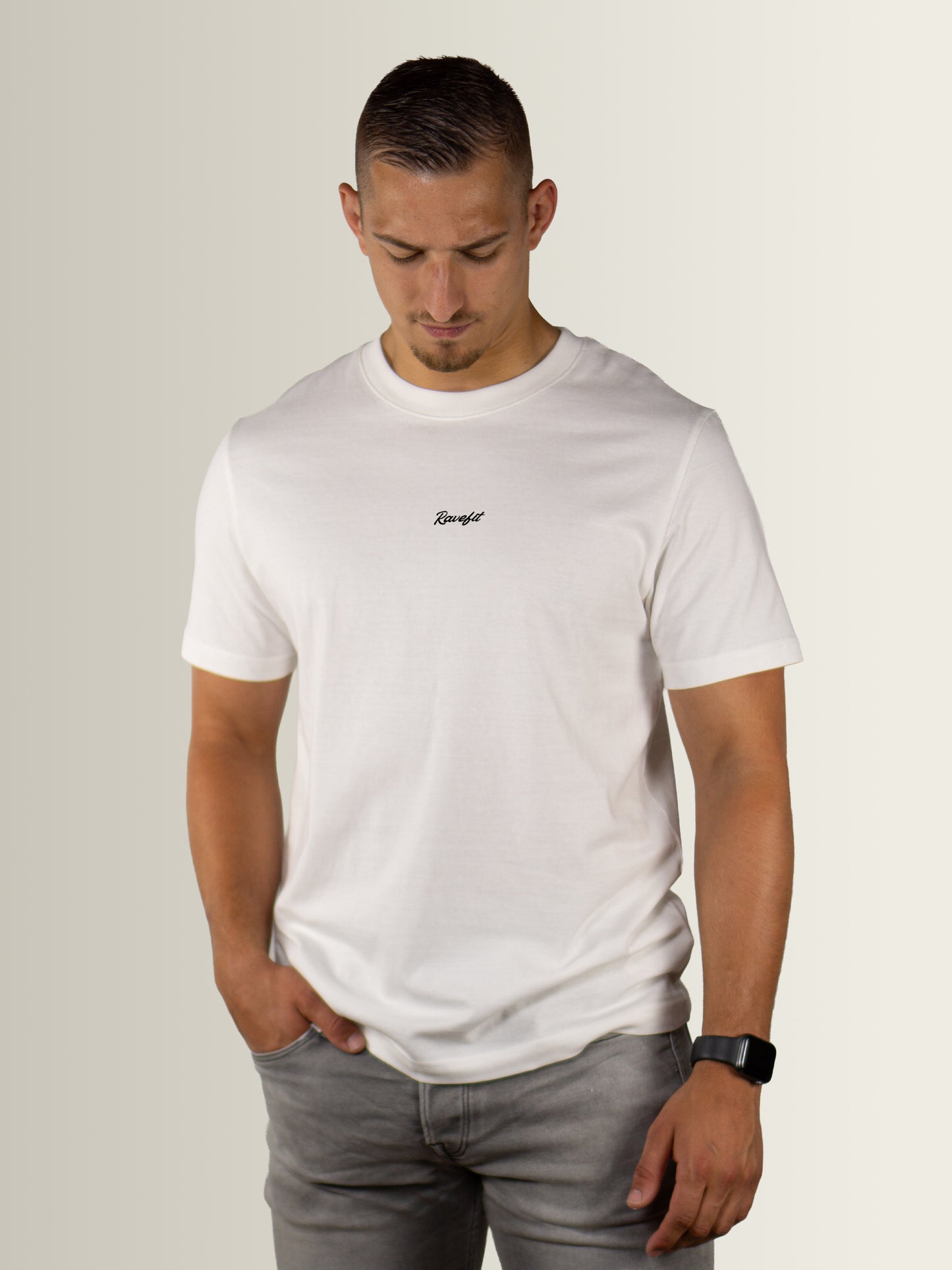 BOUNCE Uptempo - Relaxed T-Shirt Men Off White