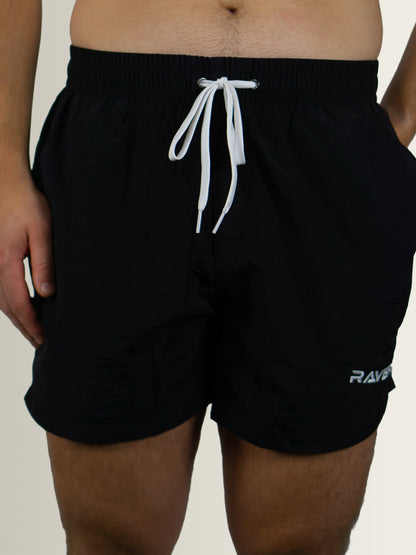 RaveFit® - Swim Shorts Black