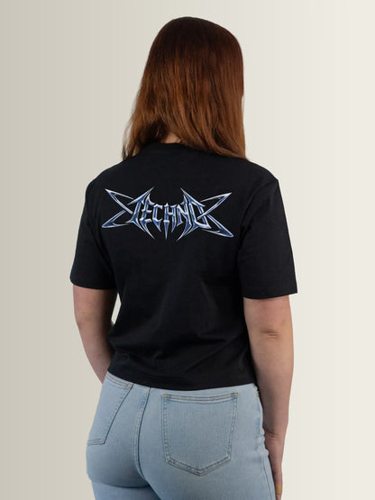 Techno Chrome - Box T-Shirt Black - Women