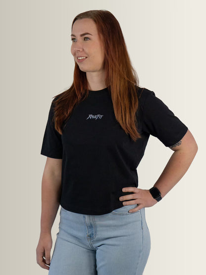Techno Chrome - Box T-Shirt Black - Women