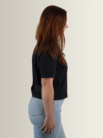 Techno Chrome - Box T-Shirt Black - Women