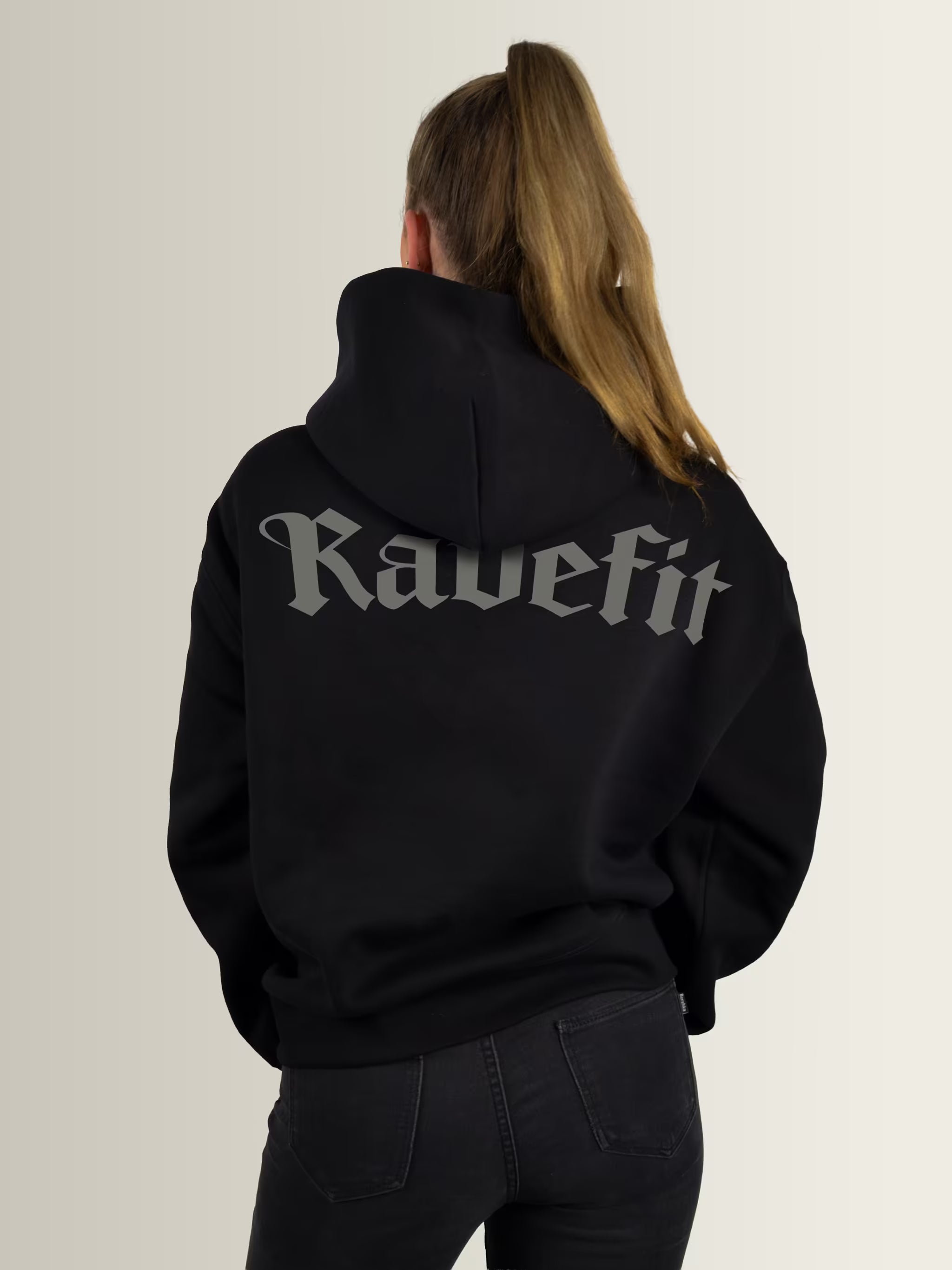 RaveFit® - Hoodie Black - Women