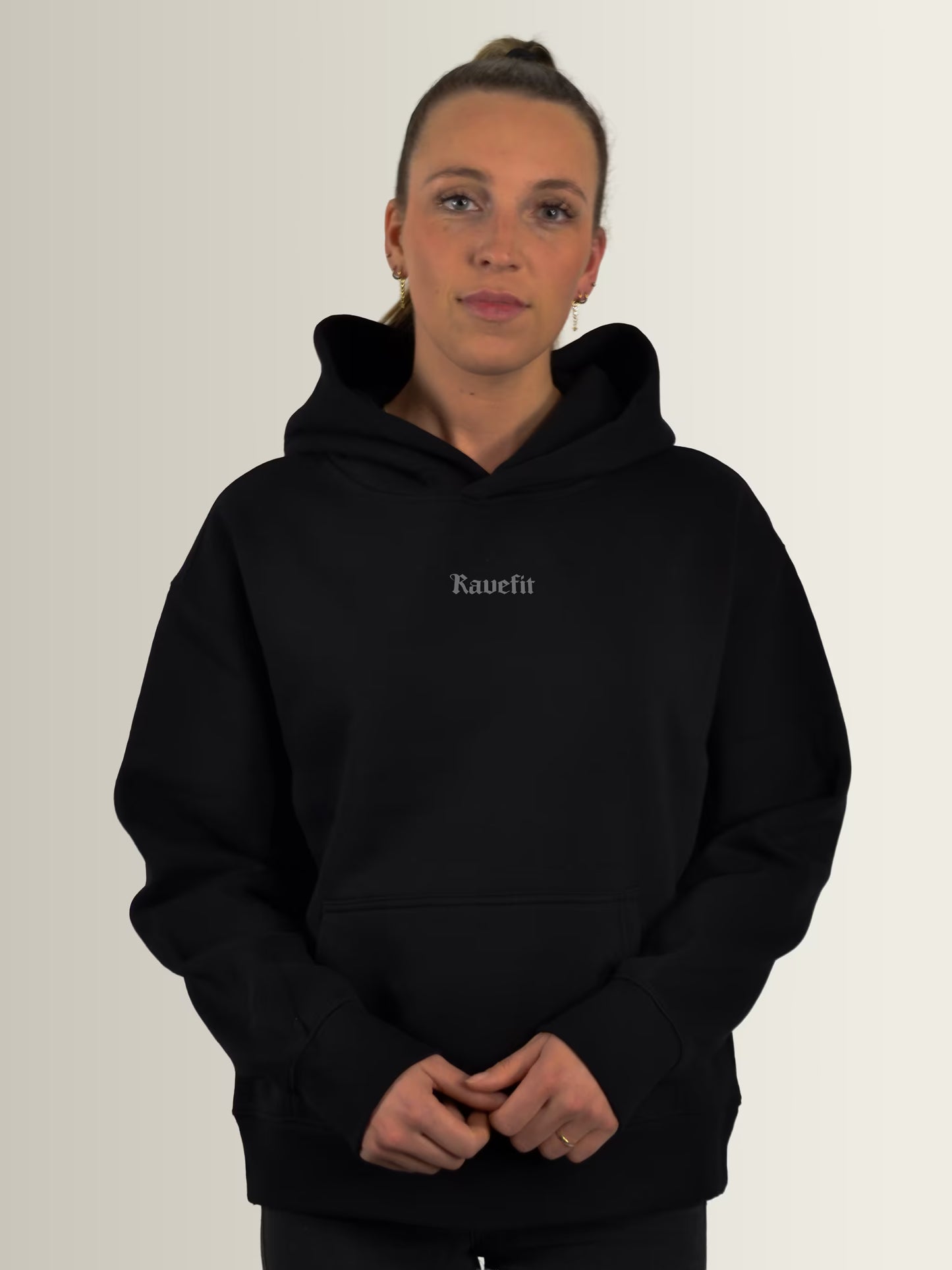 RaveFit® - Hoodie Black - Women