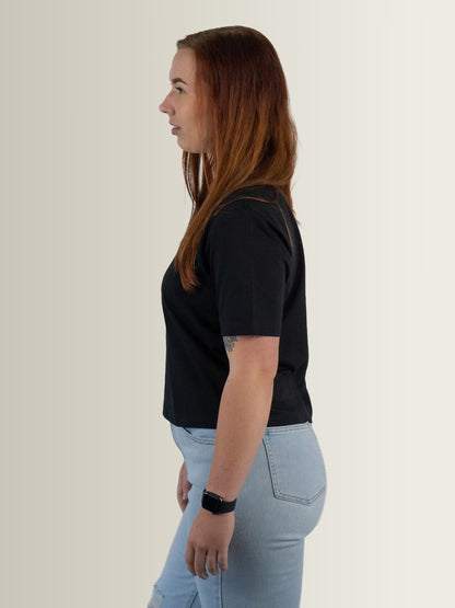 TECHNOMORPHO - Graphic Box T-Shirt Black - Women