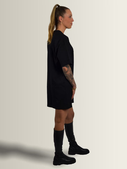 KLAPLONGEN - T-Shirt Dress Black