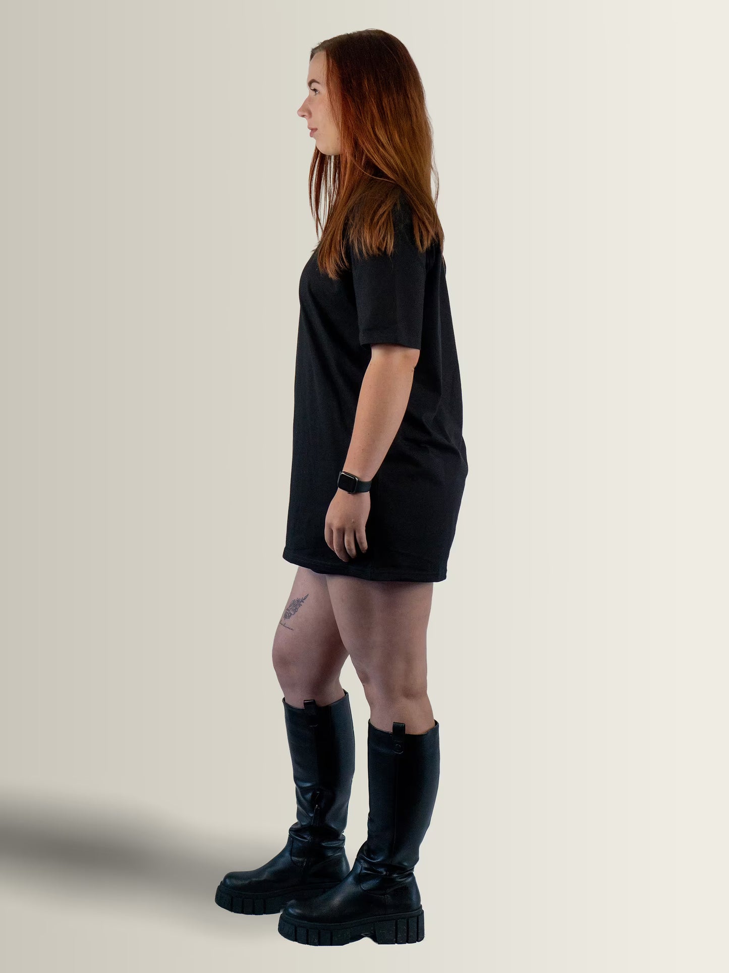 RAVEFIEND - Custom T-Shirt Dress Black