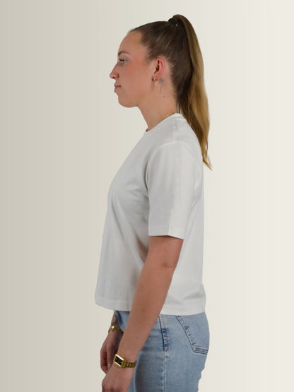 KLAPLONGEN - Box T-Shirt White - Women