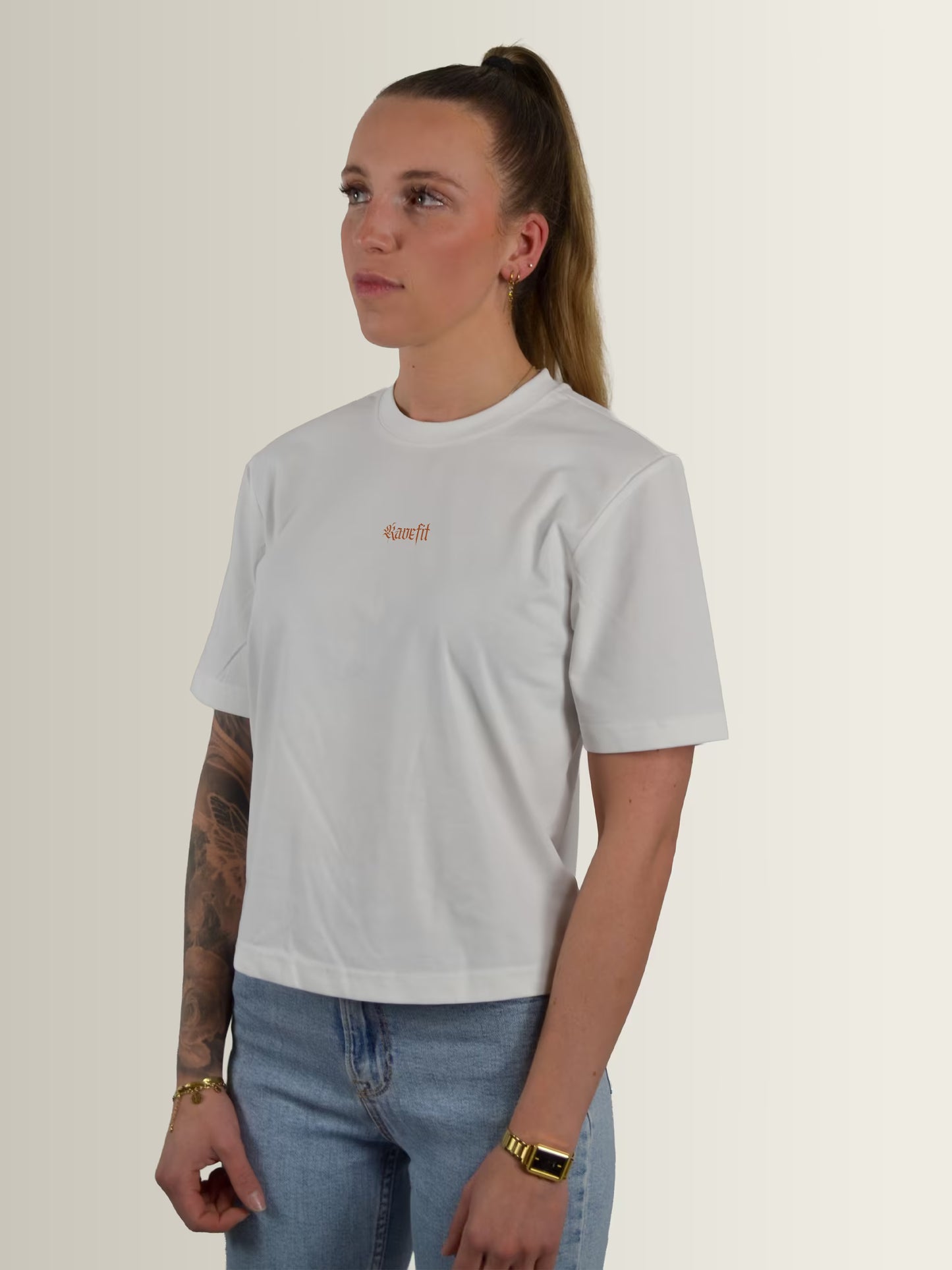 TECHNOMORPHO - Graphic Box T-Shirt White - Women