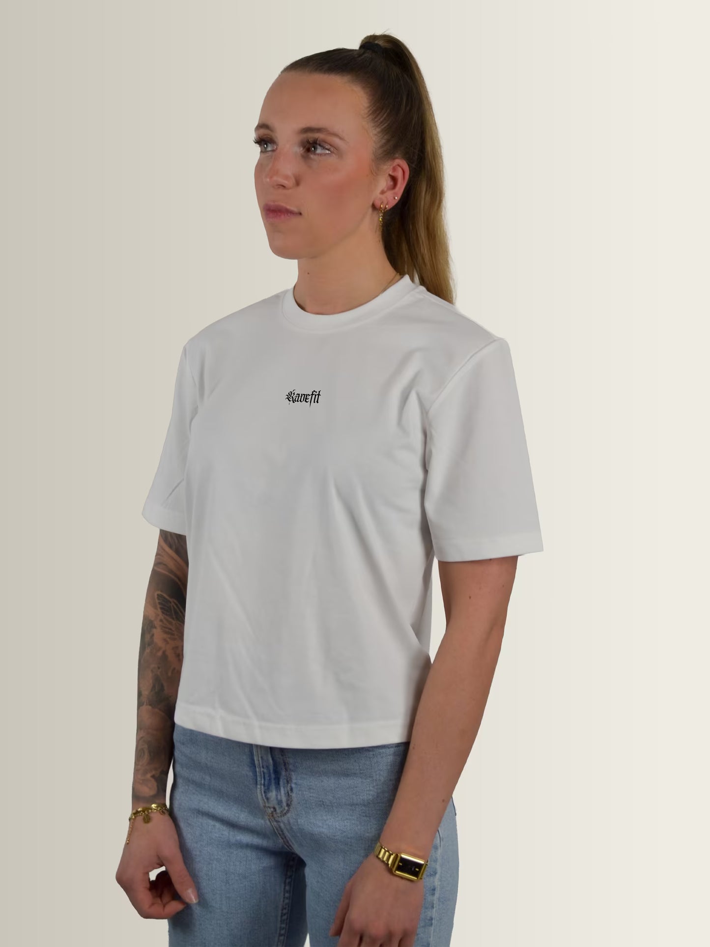 TECHNOMORPHO - Box T-Shirt White - Women